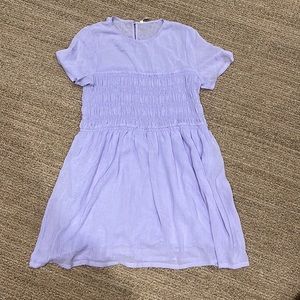 Urban outfitters lavender sheer mini dress